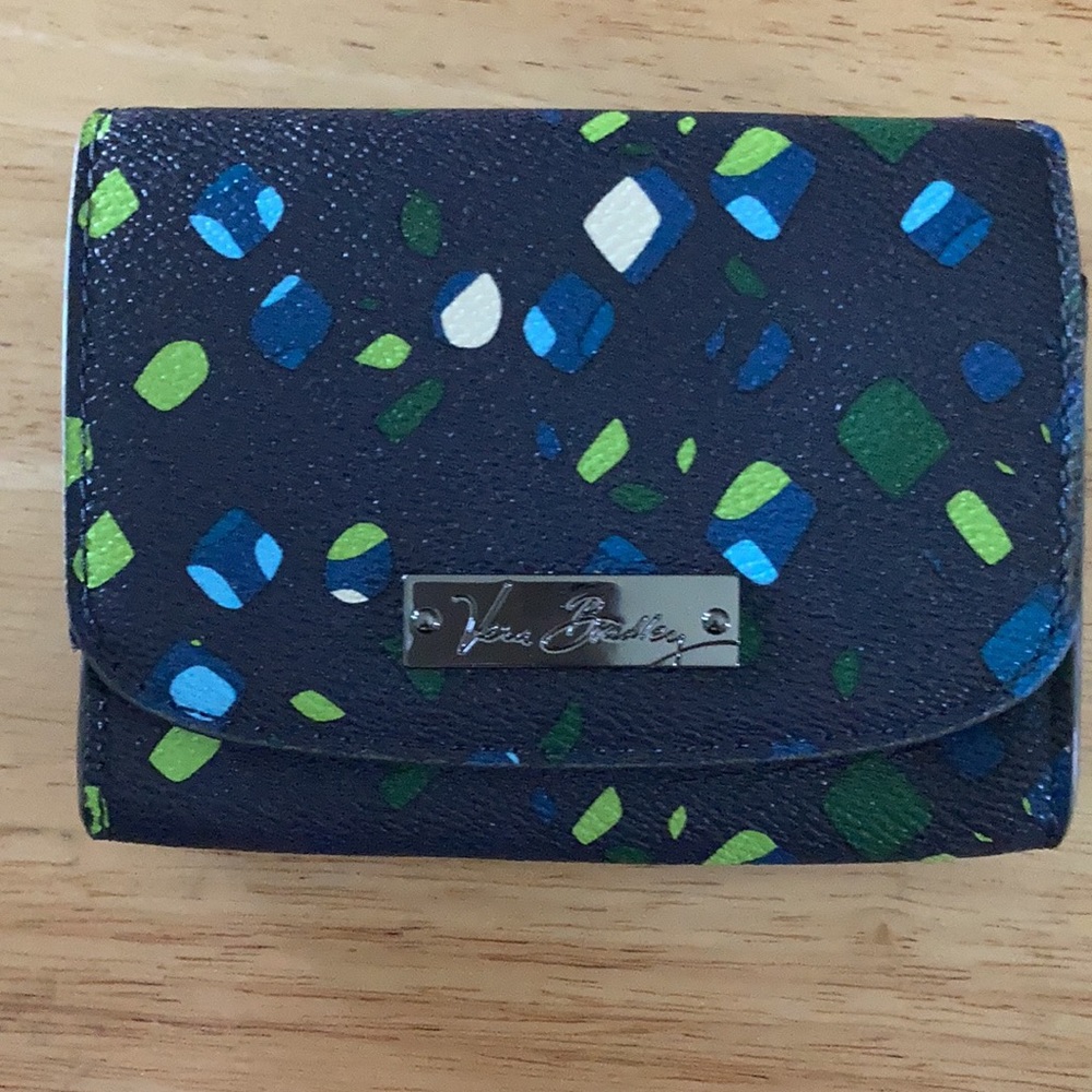 Vera Bradley Petite Inkspots Wallet